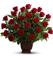 Teleflora's Rose Tribute from Boulevard Florist Wholesale Market